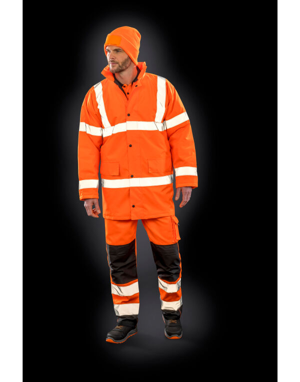Core Hi‑Vis Safety Motorway Coat